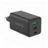 Caricatore Alimentatore GaN 100W 2x USB-C™ 1x USB-A Power Delivery Fast Charger Nero
