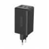 Caricatore Alimentatore GaN 100W 2x USB-C™ 1x USB-A Power Delivery Fast Charger Nero