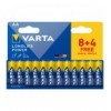 Confezione 12 Batterie Varta Longlife Power Stilo AA IBT-KVT-LR06LLP12P