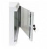 Armadio Rack 19'' a muro 12 unità sezione unica prof. 600mm Grigio