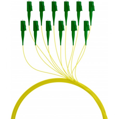 Pigtail Fibra Ottica Monomodale OS2 LC/APC G652D 2m Giallo ILWL PG-LC/APC-OS2