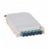 Scatola di Giunzione Fibra Ottica Modulo FTTH con 6 Adattatori SC Ceramici OM4