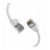 Cavo di Rete Patch in Rame Cat.6A U/FTP TPE 4mm Ultraflex Bianco 1m