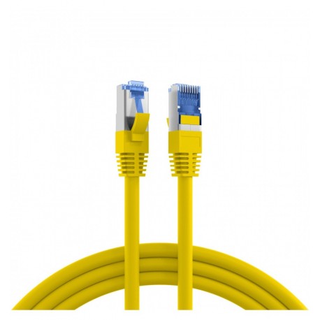 Cavo di Rete Patch in Rame Cat.6A S/FTP TPE Cat.7 Ultraflex Giallo 0