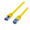 Cavo di Rete Patch in Rame Cat.6A S/FTP TPE Cat.7 Ultraflex Giallo 0,5m