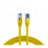 Cavo di Rete Patch in Rame Cat.6A S/FTP TPE Cat.7 Ultraflex Giallo 1m