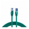 Cavo di Rete Patch in Rame Cat.6A S/FTP TPE Cat.7 Ultraflex Verde 1m ICOC SF6A-TPE-010GR