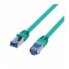 Cavo di Rete Patch in Rame Cat.6A S/FTP TPE Cat.7 Ultraflex Verde 1m