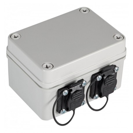Scatola di Distribuzione IP67 2xRJ45 Cat.6A IWP-MD C6A-BOX2