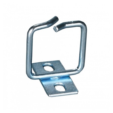Anello Passacavi Frontale 40x40 mm in Acciaio Zincato per Armadi Rack I-CASE RING-SLIM44C