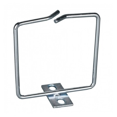 Anello Passacavi Frontale 80x80 mm in Acciaio Zincato per Armadi Rack I-CASE RING-SLIM88C