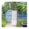 Kit Campanello Wireless fino a 180m con Pulsante IP56 Battery Free I-BELL-RING05