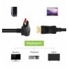 Cavo Audio/Video DisplayPort 1.4 8K M/M Angolato 90° 1m Nero ICOC DSP-A14-010NT9
