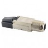Plug RJ45 Cat.8 Schermato STP Tooless
