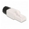 Plug Cat.6A RJ45 UTP Toolless con Copriconnettore