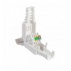 Plug Cat.6A RJ45 UTP Toolless con Copriconnettore IWP-8P8C-TLU6AT