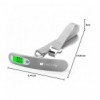 Pesa Valigie Digitale Capacità 50 kg Silver