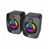 Set Speaker 3.5mm Stereo USB con LED