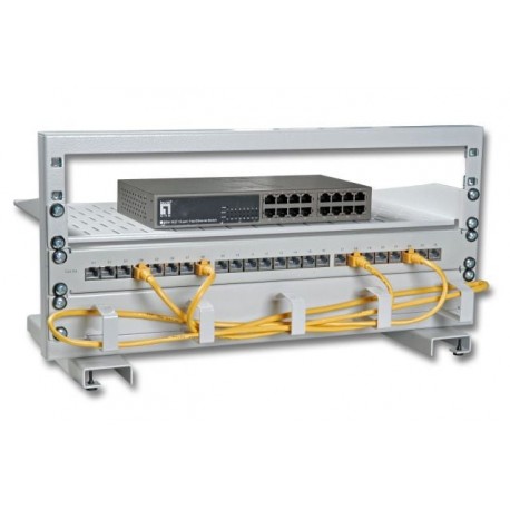 Mini Rack 19'' Open Frame da 4U Grigio I-CASE EF-4UGN