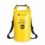 Sacca Impermeabile 20L Dry Bag con Tracolla Regolabile Giallo