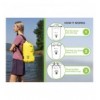 Sacca Impermeabile 20L Dry Bag con Tracolla Regolabile Giallo