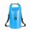 Sacca Impermeabile 20L Dry Bag con Tracolla Regolabile Azzurro
