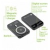 Power Bank Wireless Magnetico 3 in 1 con LED 10.000 mAh 22,5W Nero