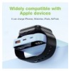 Power Bank Wireless Magnetico 3 in 1 con LED 10.000 mAh 22,5W Nero