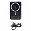 Power Bank Wireless Magnetico 3 in 1 con LED 10.000 mAh 22,5W Nero