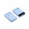 Power Bank Wireless Magnetico 3 in 1 con LED 10.000 mAh 22,5W Azzurro