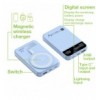 Power Bank Wireless Magnetico 3 in 1 con LED 10.000 mAh 22,5W Azzurro