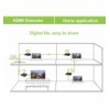 Extender HDMI over IP con PoE IR 4K UHD su Cavo Cat.6 fino a 120m