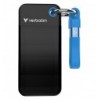 Pocket SSD Portachiavi con Attacco per Cavo USB-C™ 1TB Nero Blu IC-32191