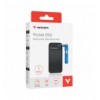 Pocket SSD Portachiavi con Attacco per Cavo USB-C™ 1TB Nero Blu