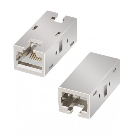 Accoppiatore Cat.6A 10G RJ45 STP IWP-MD F/F-C6AL