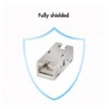 Accoppiatore Cat.6A 10G RJ45 STP