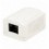 Presa a Muro con 1 Frutto RJ45 Cat.6A UTP Beige