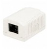 Presa a Muro con 1 Frutto RJ45 Cat.6A UTP Beige IWP-MD SC-1F6AUT
