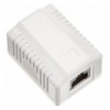 Presa a Muro con 1 Frutto RJ45 Cat.6A UTP Beige