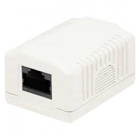 Presa a Muro con 1 Frutto RJ45 Cat.6A FTP Beige IWP-MD SC-1F6AFT