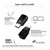 Adattatore Convertitore Audio DAC con Equalizzatore da USB-C™ a 3,5 mm Nero