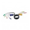Cavo per KVM HD 15 a PS2 con Audio 1
