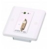 Estensore DVI/Audio Cat5 con piastra a parete 1920x1200 a 40m, VE607