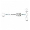 Convertitore Adattatore da USB-C™ a RS-232, UC232C
