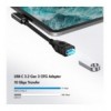 Cavo USB 3.2 Gen2 OTG USB-C™ Maschio Angolato a USB-A Femmina 0,2 m