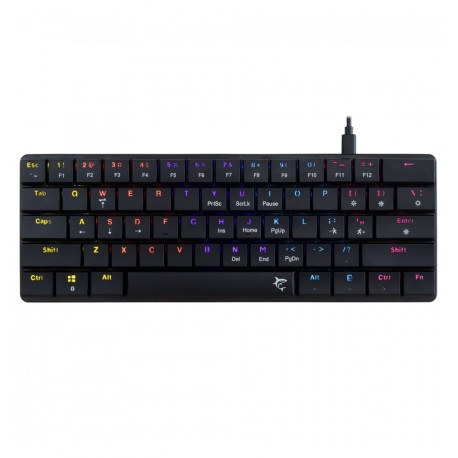 Tastiera Gaming USB-C™ 62 Tasti con Retroilluminazione LED RGB e 19 Effetti Luce ICSB-GK006111