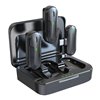 Set 2 Mini Microfoni Lavalier Wireless con Ricevitore USB-C™ e Custodia di Ricarica, TX301