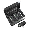 Set 2 Mini Microfoni Lavalier Wireless con Ricevitore USB-C™ e Custodia di Ricarica, TX301