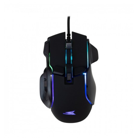 Mouse Ottico Gaming LED RGB con Cavo USB 7200 dpi Nero