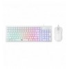 Kit Tastiera 101 Tasti e Mouse USB 7200 dpi Bianco